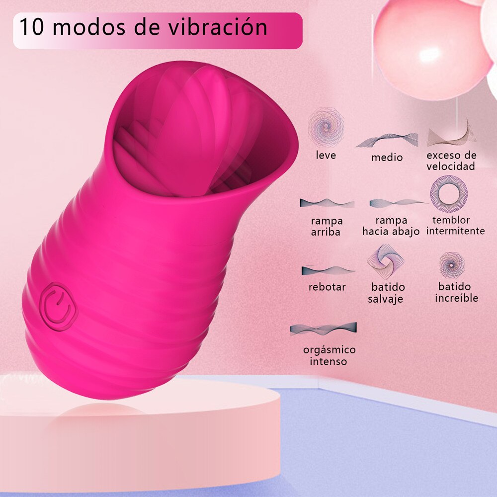Sucking Tongue Female Vibrator Clit Nipple Sucker Sexy Toys Clitoris Stimulator Oral Pussy Licking Toys for Women 18 Adult Toys - buysextoyth