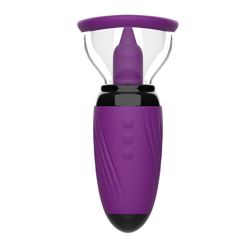 Sucking Vibrator Clit Stimulator ลิ้นเลียของเล่น G-Spot Bullet Vibrator เต้านม Nipple Sucker Vibrator หญิงนวด - buysextoyth