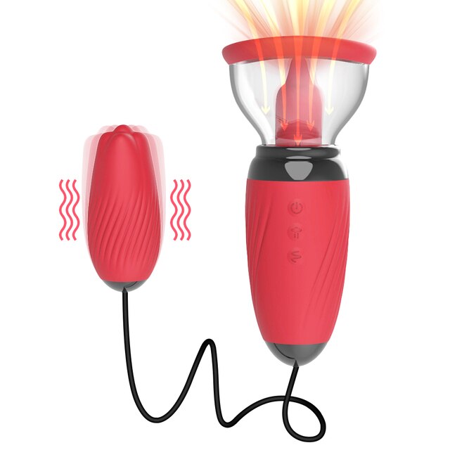 Sucking Vibrator Clit Stimulator ลิ้นเลียของเล่น G-Spot Bullet Vibrator เต้านม Nipple Sucker Vibrator หญิงนวด - buysextoyth