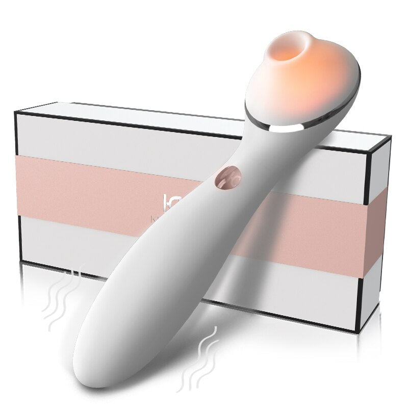 Sucking ที่มีประสิทธิภาพ Vibrator Clitoris Sucker ความร้อน G Spot Vibrator Clitoris Nipple Sucker ผู้ใหญ่เซ็กซ์ทอยสำหรับผู้หญิง - buysextoyth