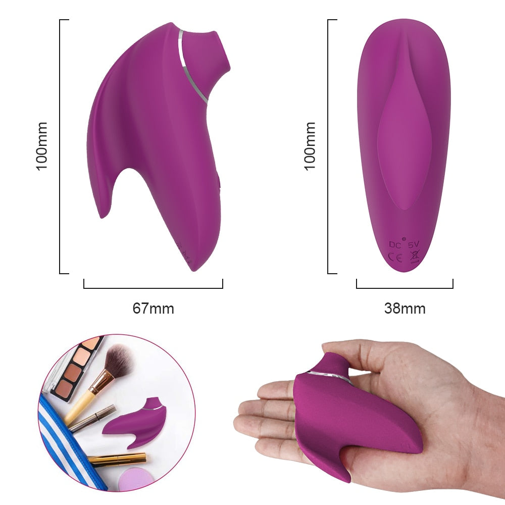 Sucking Vibrator Sex Toy for Women Vibrating Sucker Oral Clitoris Stimulator Sex Suction Vibrator Female Adults Product - buysextoyth