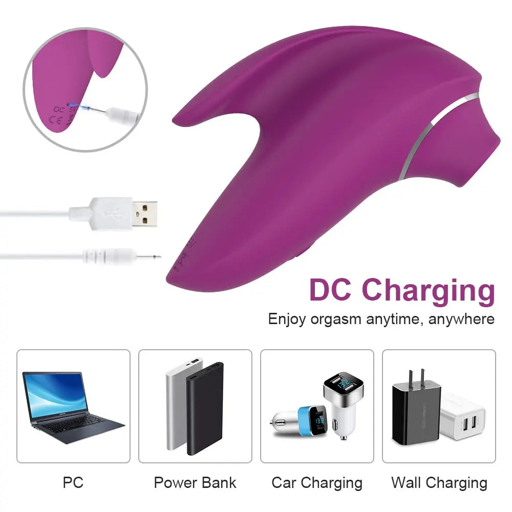 Sucking Vibrator Sex Toy for Women Vibrating Sucker Oral Clitoris Stimulator Sex Suction Vibrator Female Adults Product - buysextoyth