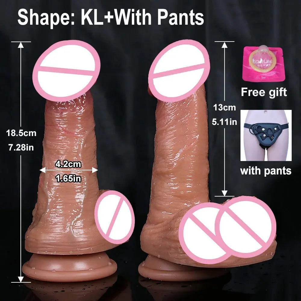 Super จริง Dildo ราคาถูก Anal อวัยวะเพศชายผู้หญิงเซ็กซ์ทอยสำหรับเกย์ช่องคลอด G-Spot Big ดูดถ้วย Dick Butt Plug เร้าอารมณ์ Dildos Masturbator - buysextoyth