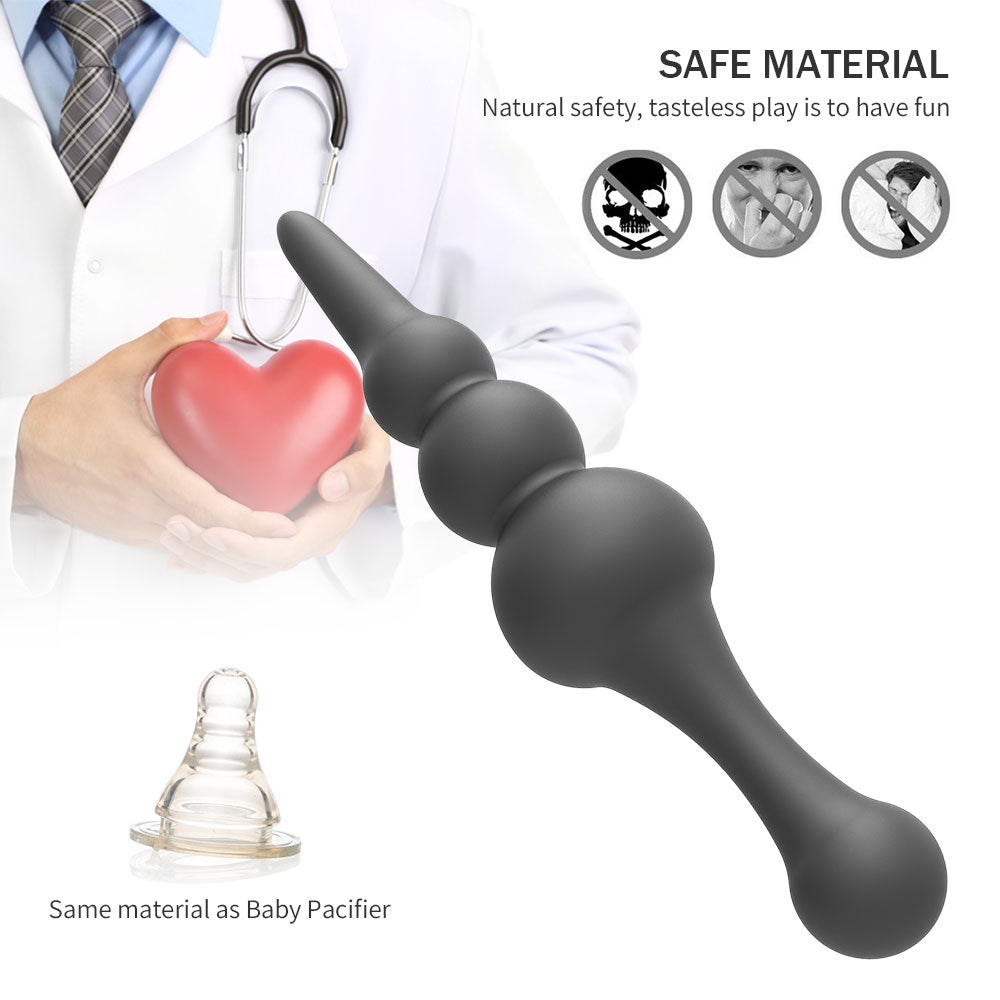 Super Long Anal Bead Butt Plug Female Masturbation Tool Anal Plug G-spot Vagina Stimulator Prostate Massager Sex Toys for Couple - buysextoyth