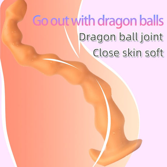 Super Long Anal Plug Penis Prostate Massage Anus Dilator Vagina Masturbation Adult for Women and Men Anal Beads Fisting Sex Toys - buysextoyth
