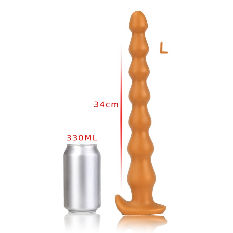Super Long Anal Plug Penis Prostate Massage Anus Dilator Vagina Masturbation Adult for Women and Men Anal Beads Fisting Sex Toys - buysextoyth