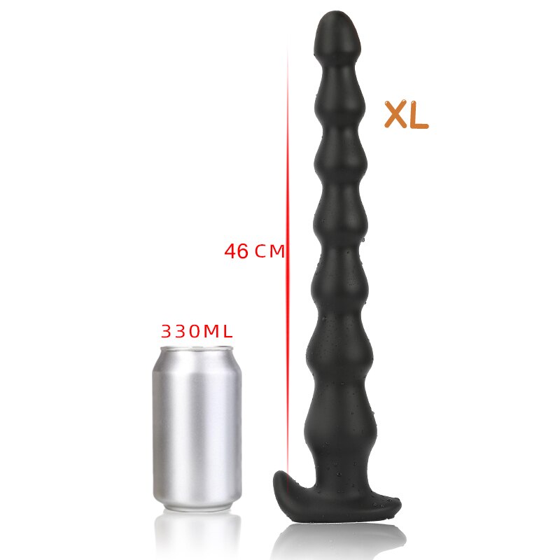 Super Long Anal Plug Penis Prostate Massage Anus Dilator Vagina Masturbation Adult for Women and Men Anal Beads Fisting Sex Toys - buysextoyth