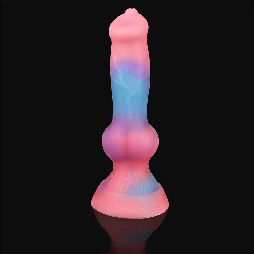 Super Soft Luminous สัตว์อวัยวะเพศชายสุนัข Dildo ผู้ใหญ่เซ็กซ์ทอยสำหรับ Woman Monster Dick ดูดถ้วย Anal Toy ชายหญิง Masturbation - buysextoyth