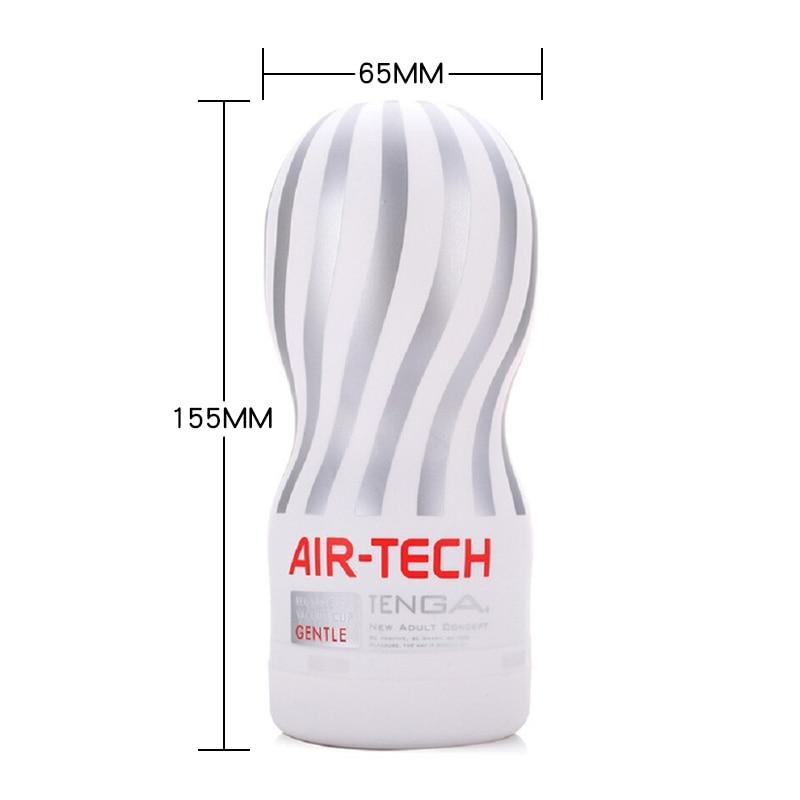 TENGA Reusable Vacuum Masturbators Original Air-Tech Soft Silicone Vagina Real Pussy Sexy Pocket Masturbation Cup Male Sex Toys - buysextoyth