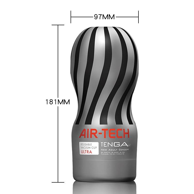 TENGA Reusable Vacuum Masturbators Original Air-Tech Soft Silicone Vagina Real Pussy Sexy Pocket Masturbation Cup Male Sex Toys - buysextoyth