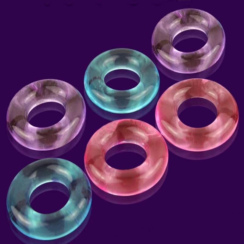 TPE Lock Sperm Rings Sex Toys for Men Chastity Bdsm Cock Ring Enhance Erection Delay Time for Adult Penis Sleeve Male Ring1 PCS - buysextoyth