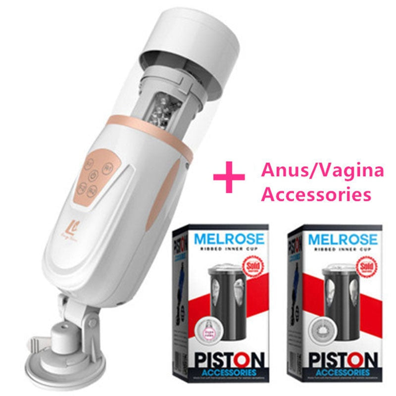 อัตโนมัติ Telescopic Air ชาย Masturbator ช่องคลอดประดิษฐ์ Oral Anal Sex Masturbation ชายเครื่องของเล่นเร้าอารมณ์สำหรับ Man - buysextoyth
