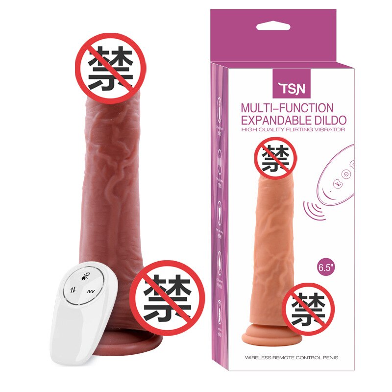 Telescopic ความร้อน Dildo Vibrator G-Spot นวดขนาดใหญ่สมจริง Penis เร้าอารมณ์ Anal เซ็กซ์ทอยสำหรับผู้หญิงผลิตภัณฑ์สำหรับผู้ใหญ่ - buysextoyth