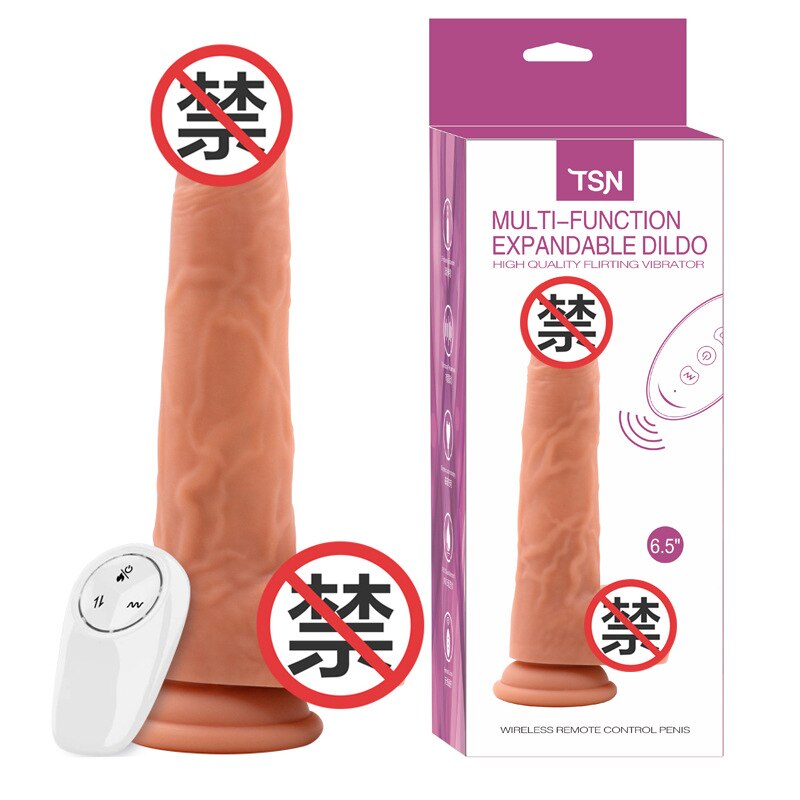 Telescopic ความร้อน Dildo Vibrator G-Spot นวดขนาดใหญ่สมจริง Penis เร้าอารมณ์ Anal เซ็กซ์ทอยสำหรับผู้หญิงผลิตภัณฑ์สำหรับผู้ใหญ่ - buysextoyth