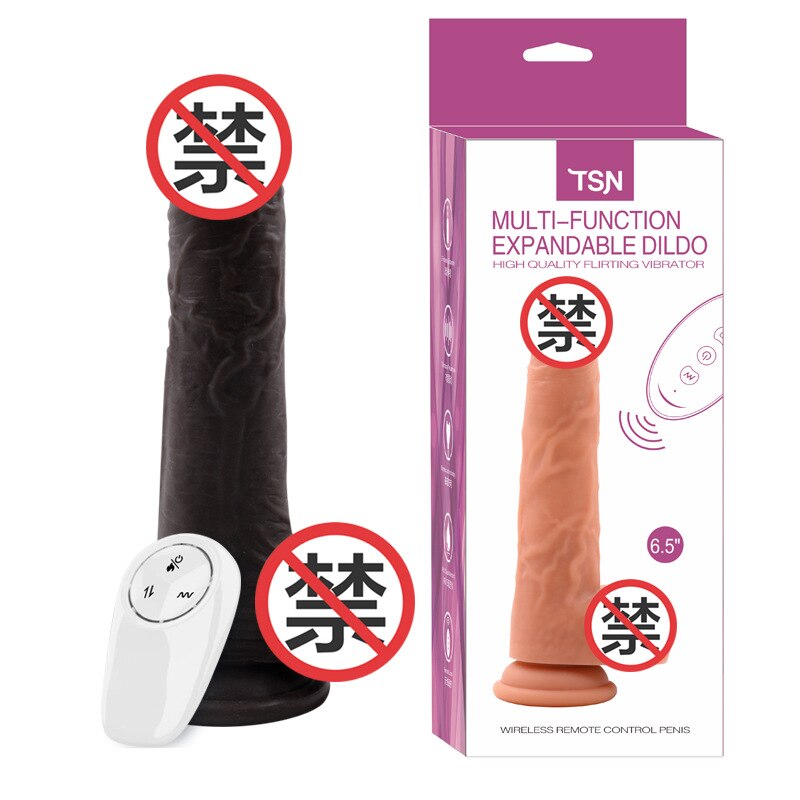 Telescopic ความร้อน Dildo Vibrator G-Spot นวดขนาดใหญ่สมจริง Penis เร้าอารมณ์ Anal เซ็กซ์ทอยสำหรับผู้หญิงผลิตภัณฑ์สำหรับผู้ใหญ่ - buysextoyth