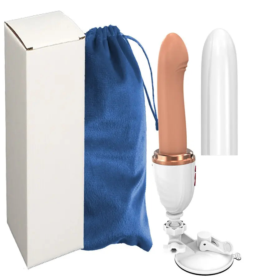 เครื่อง Telescopic Dildo Vibrator และอัตโนมัติขึ้นลง Massager G Spot Thrusting Retractable ช่องคลอดของเล่นหญิงการสำเร็จความใคร่ - buysextoyth