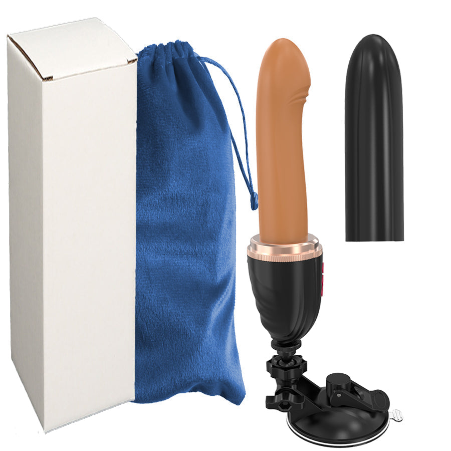 เครื่อง Telescopic Dildo Vibrator และอัตโนมัติขึ้นลง Massager G Spot Thrusting Retractable ช่องคลอดของเล่นหญิงการสำเร็จความใคร่ - buysextoyth