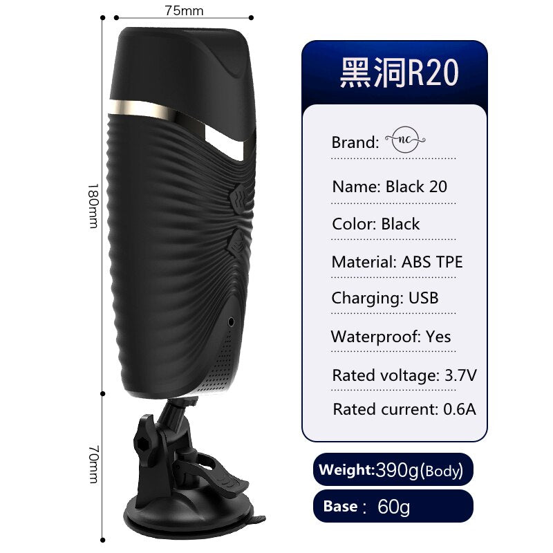 ชายของเล่นอัตโนมัติดูด Telescopic หมุน Masturbator สำหรับผู้ชายช่องคลอดดูดกระเป๋าอมควยผู้ใหญ่ผลิตภัณฑ์ - buysextoyth