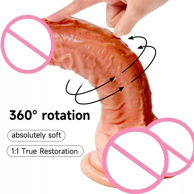 Telescopic Vibrator Realistic Big Dildo Female Masturbation Suction Cup Heating Penis Remote Control Dick For Women Sex Toys - buysextoyth