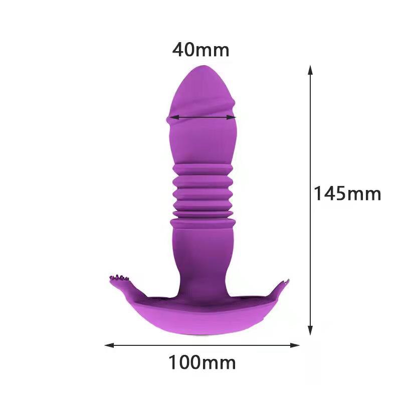Telescopic Vestibule G-spot Vibrator with Remote Control Waterproof Vibrating Vagina Clit Stimulator Sex Toys for Women &amp;Couples - buysextoyth