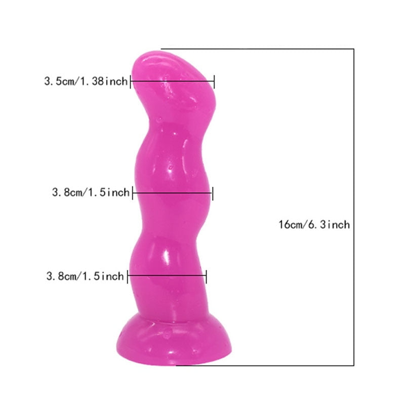The Female Anal Plug Functional Masturbation Suction Cup Sex Toy for Men Insert Vagina Anal Product Interest Dildo Hot Sale 2021 - buysextoyth