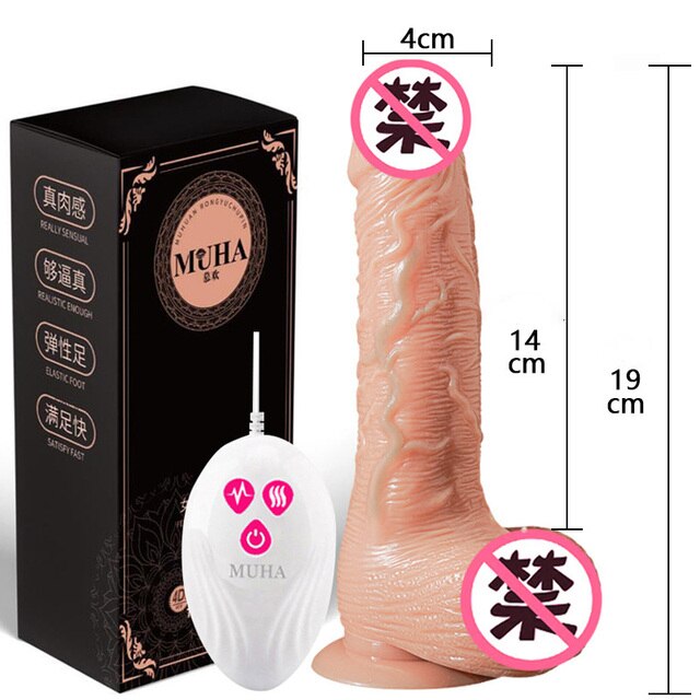Thrusting การควบคุมระยะไกล Dildo Vibrator สมจริงอวัยวะเพศชายเกย์ถ้วย Masturbator คู่ Big Dick สำหรับผู้หญิงเซ็กซ์ทอย - buysextoyth