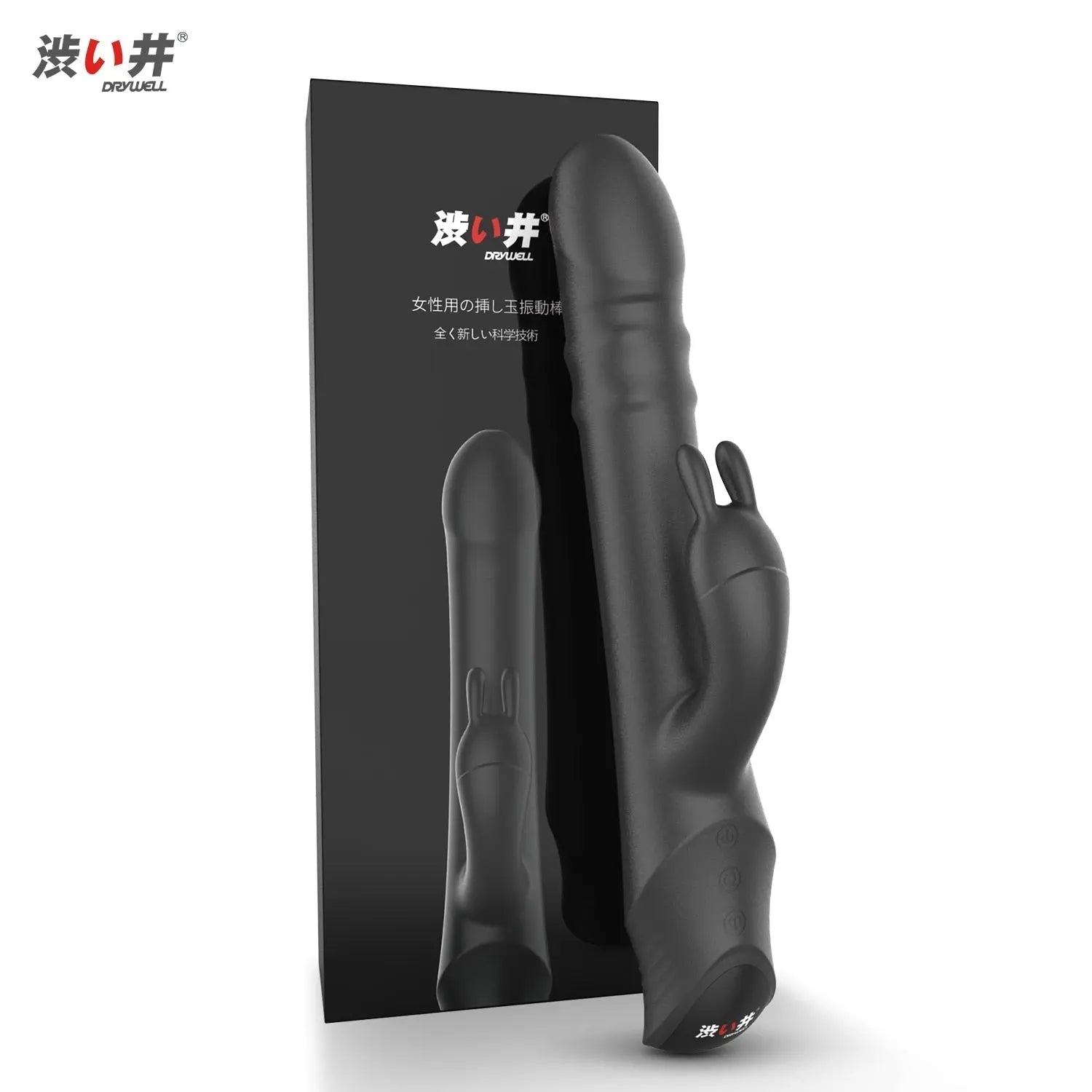 Thursting กระต่าย Vibrator สำหรับผู้หญิง Rolling ลูกปัดซิลิโคน Dildo Clitoris G Spot Stimulator ผู้ใหญ่เซ็กซ์ทอย Drywell V20 - buysextoyth