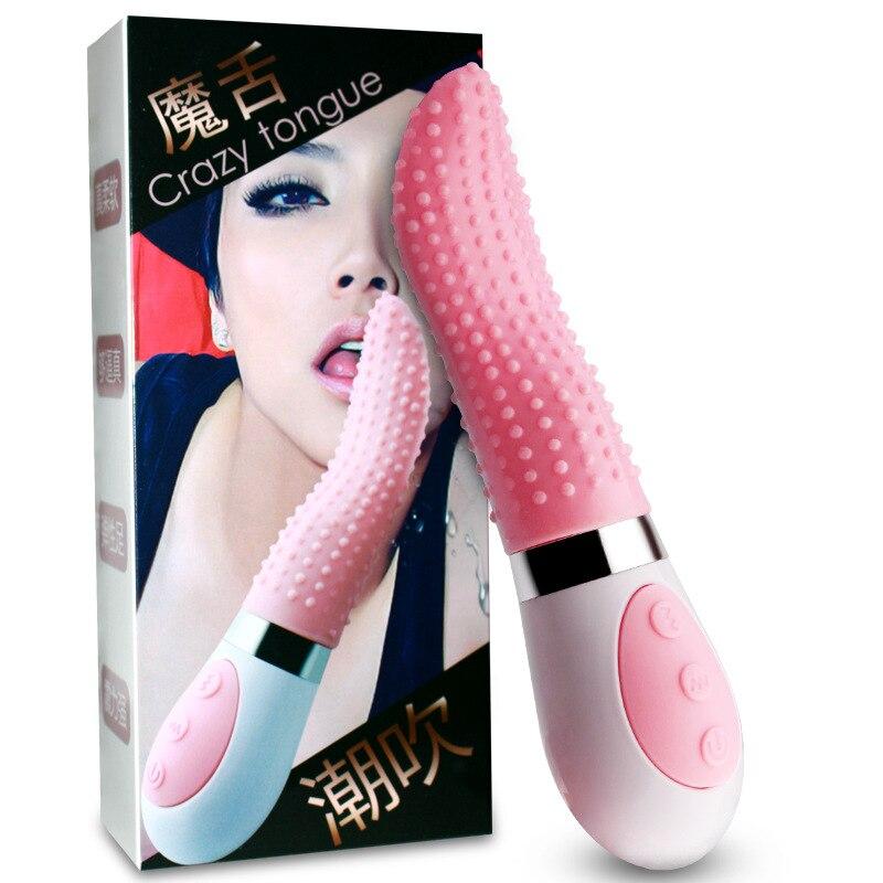 Tongue Licking Clitoris Stimulator for Women G Spot Vibrator Cunnilingus Artificial Tongue Sex Toys for Adult - buysextoyth