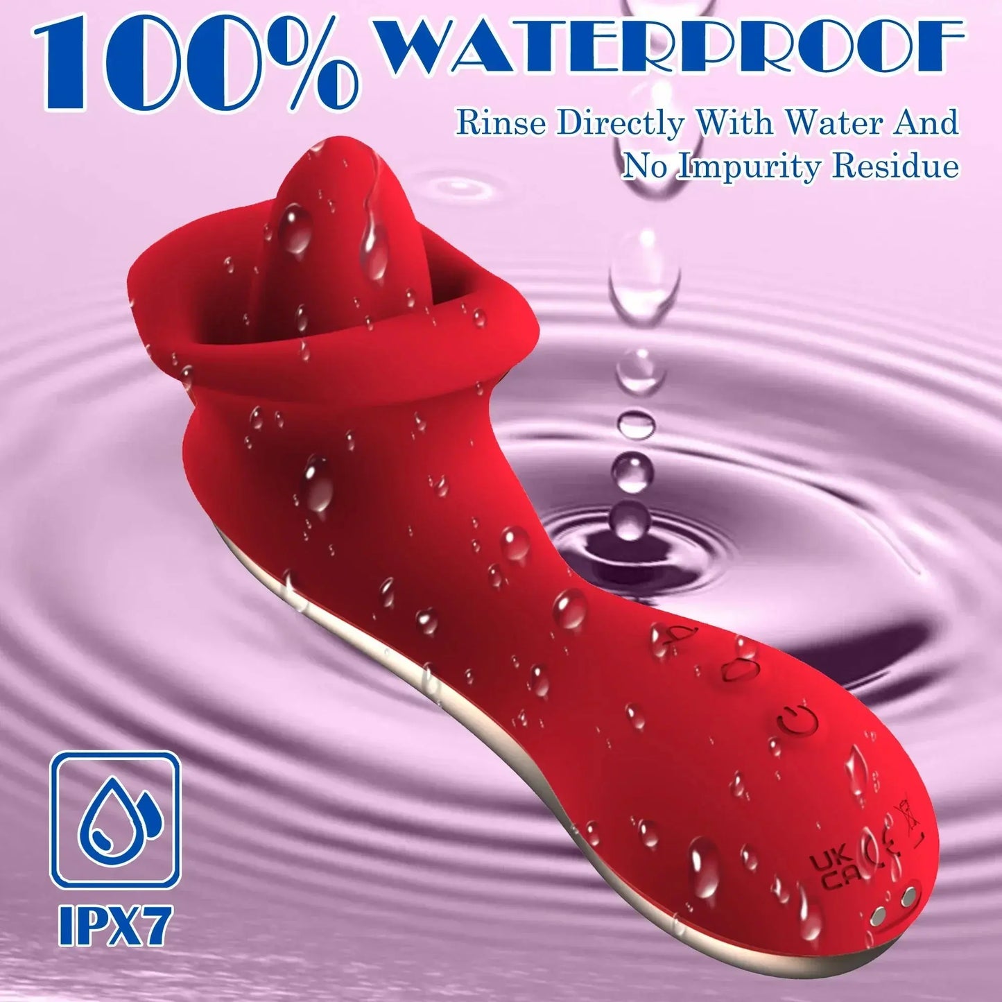 Tongue Licking Vibrator for Women with Handle 10 Speed Clitoral Stimulator Nipple G-Spot female Masturbator Adult Sex Toys 18+ - buysextoyth