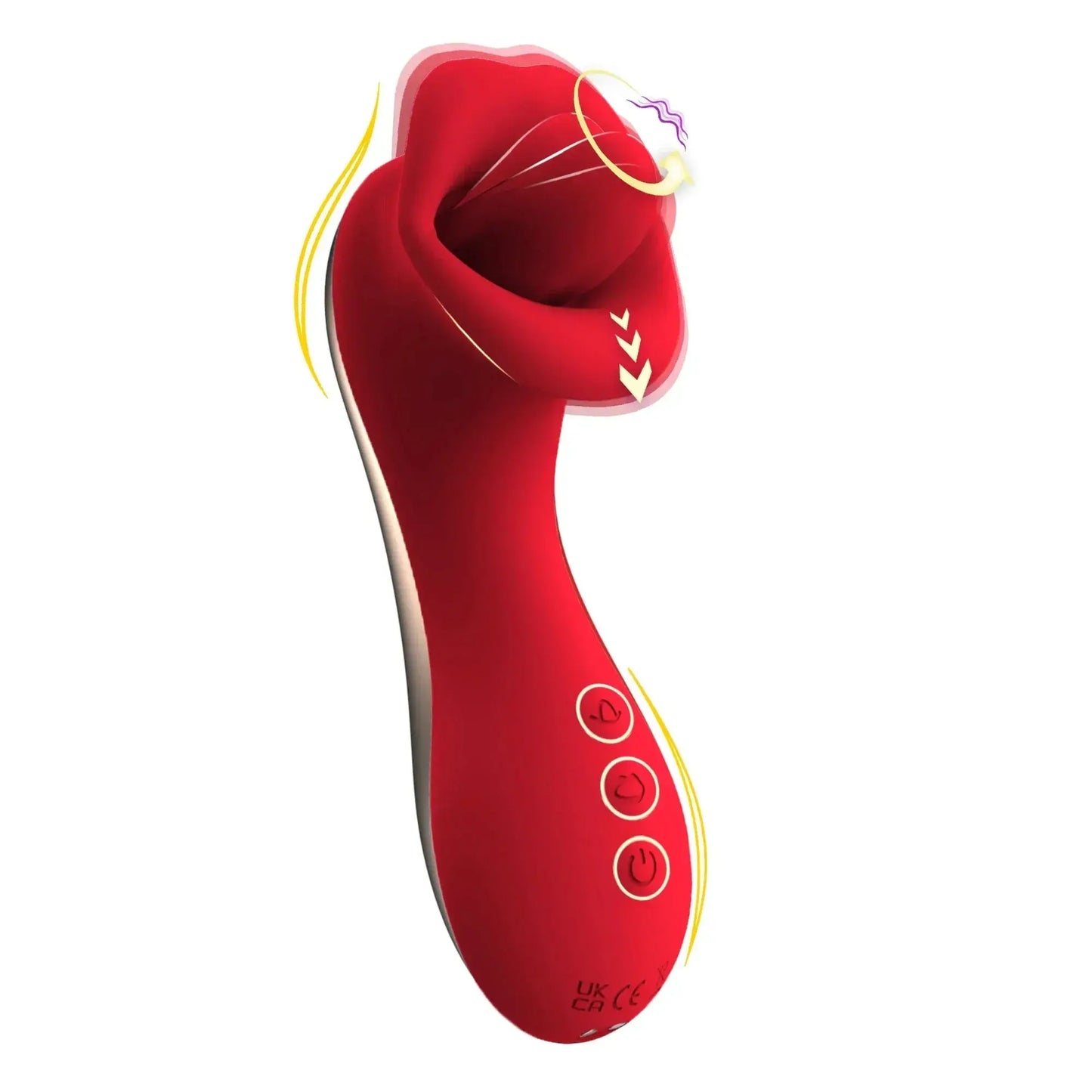 Tongue Licking Vibrator for Women with Handle 10 Speed Clitoral Stimulator Nipple G-Spot female Masturbator Adult Sex Toys 18+ - buysextoyth