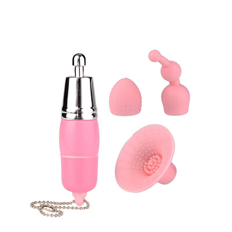 Tongue Vibrators Three Piece Gourd Mini AV Rod Vibration Massage Oral Licking Clitoris Stimulator Adult Game Sex Toys for Woman - buysextoyth