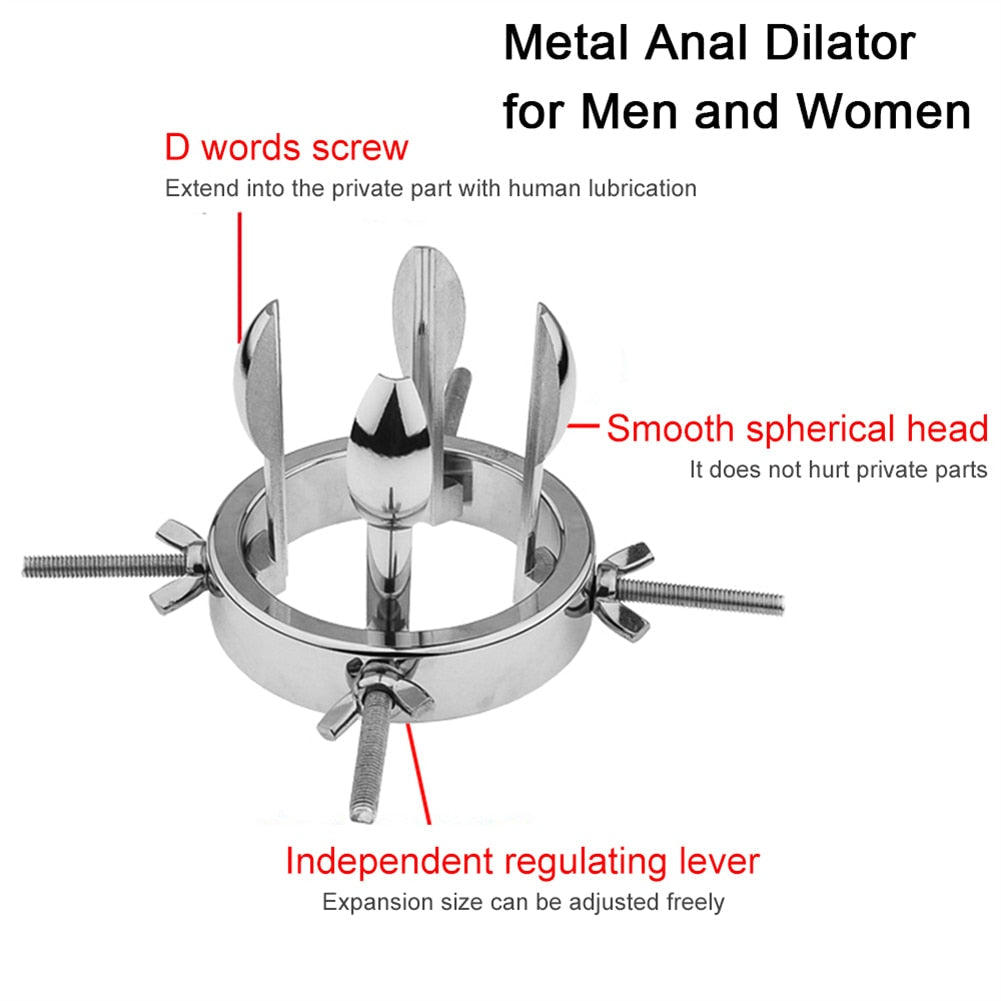 Toy Sex Hollow Butt Plug Anus Extender Adjustable Huge Anal Plug Sex Toys for Women/ Men /Couples Vagina Extender Ass Speculum - buysextoyth