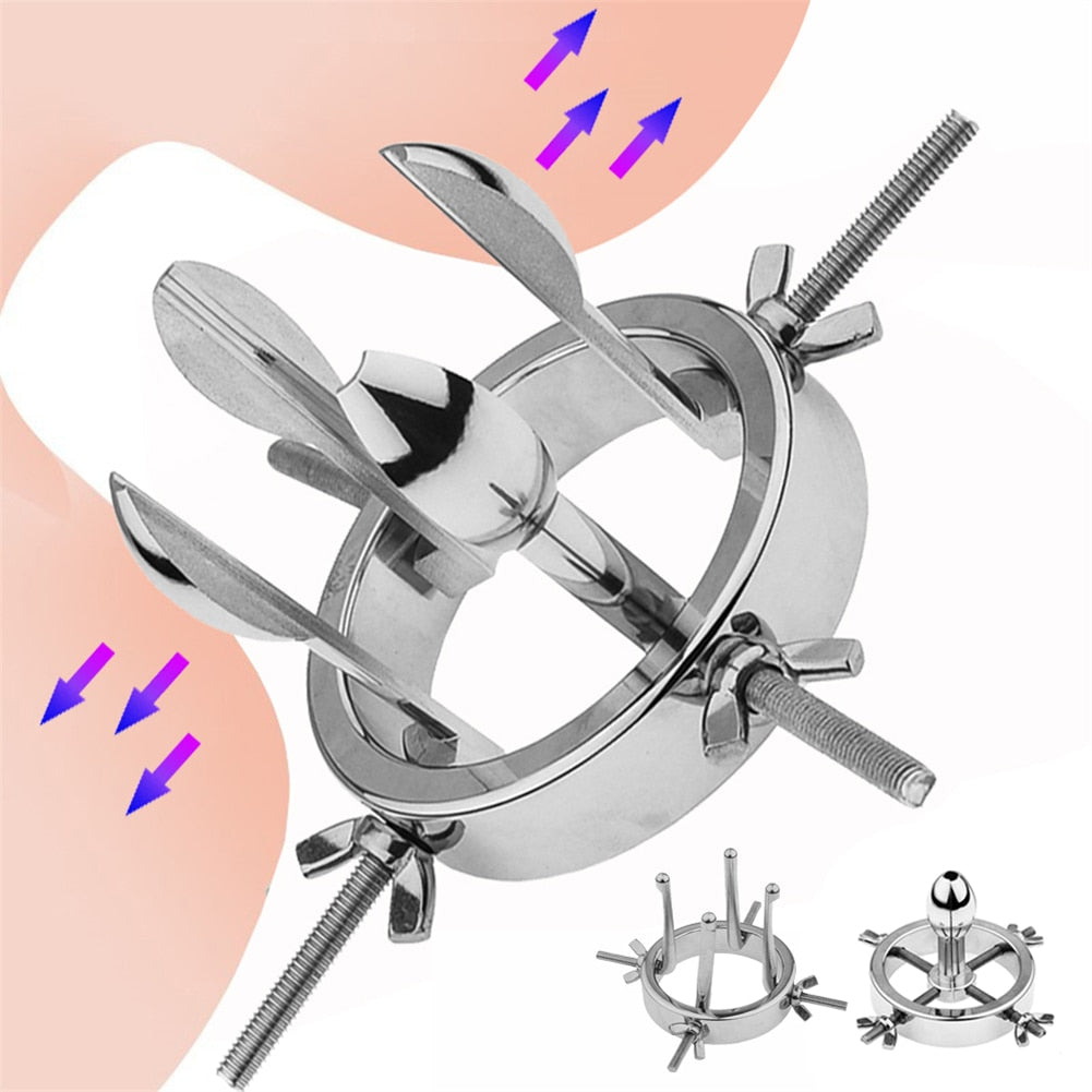 Toy Sex Hollow Butt Plug Anus Extender Adjustable Huge Anal Plug Sex Toys for Women/ Men /Couples Vagina Extender Ass Speculum - buysextoyth