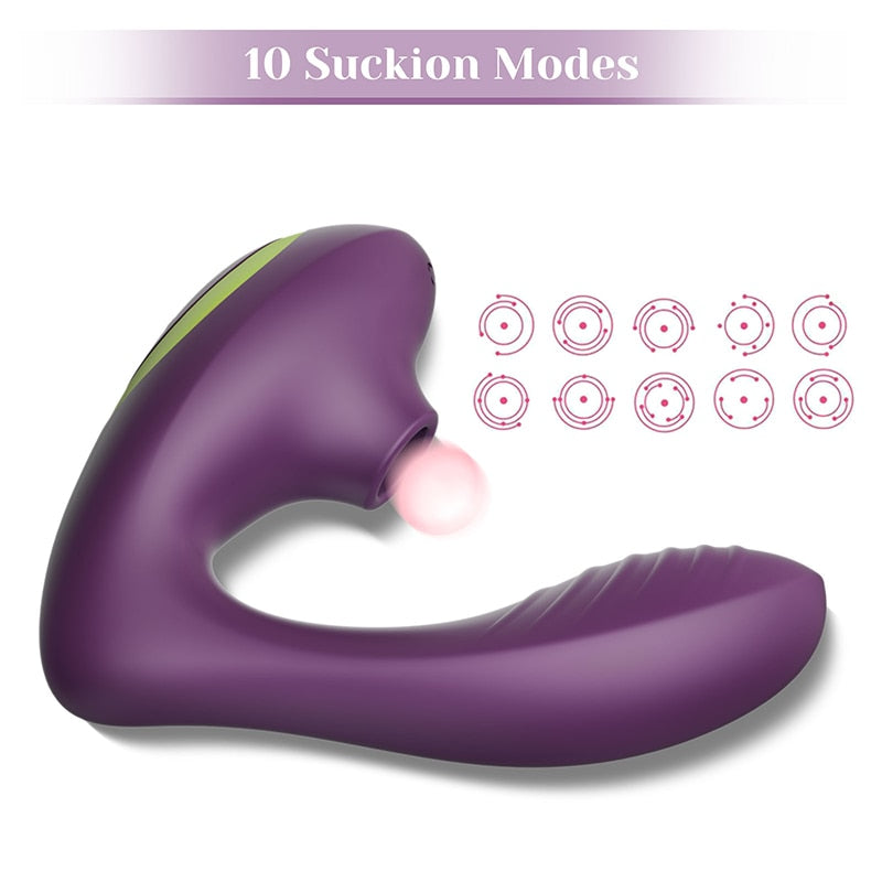 Tracy's Dog New Pro 2 Clitori Sucking Vibrator with Remote Control Function Purple and Pink Optional Female Vibrator Sex Toy - buysextoyth