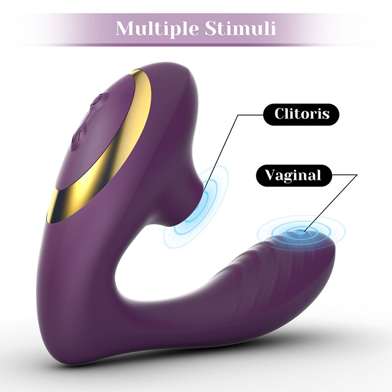Tracy's Dog New Pro 2 Clitori Sucking Vibrator with Remote Control Function Purple and Pink Optional Female Vibrator Sex Toy - buysextoyth