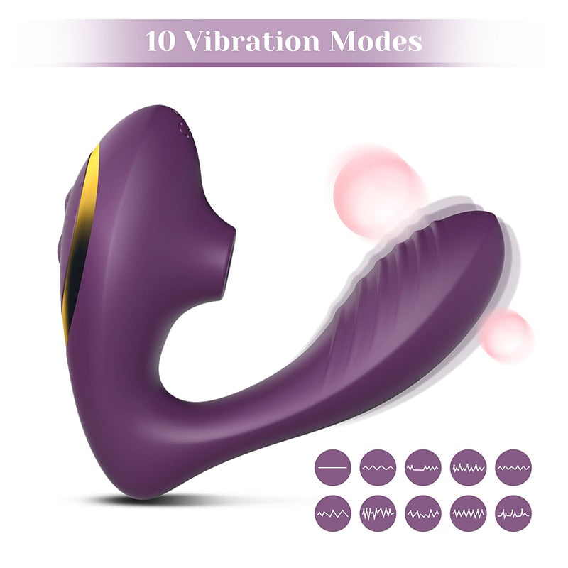 Tracy's Dog New Pro 2 Clitori Sucking Vibrator with Remote Control Function Purple and Pink Optional Female Vibrator Sex Toy - buysextoyth