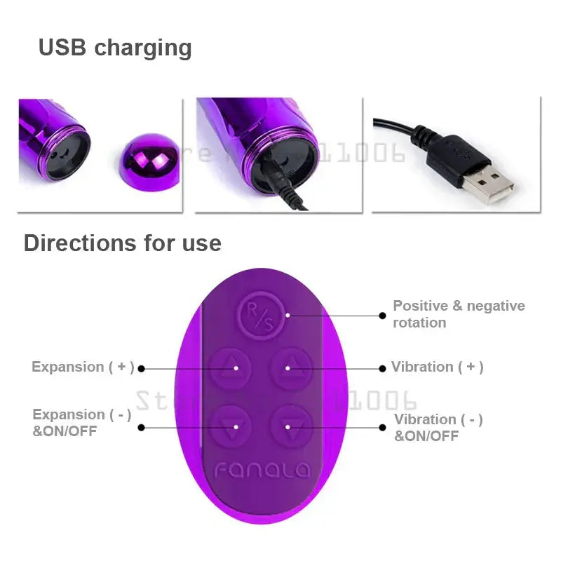 USB Retractable vibrators for women sex machine juguetes sexuales.sexe toys of woman prodotti del sesso dildo vibrator - buysextoyth