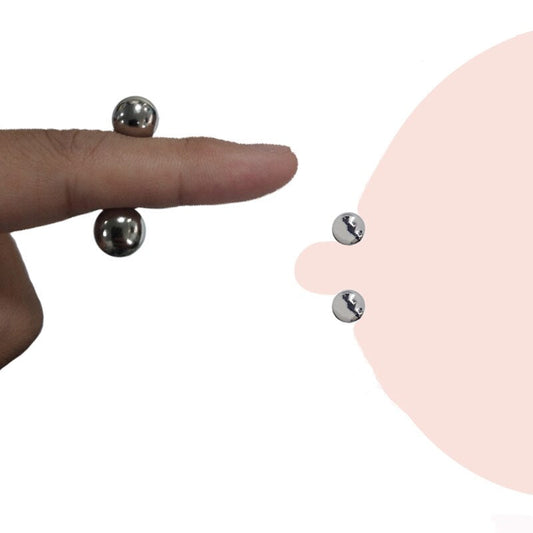 Ultra Powerful Magnetic Orbs BDSM Nipple Clamps Strong Magnetic Vagina Clitoris Stimulator Sexy Women Adult Erotic Sex Toys Shop - buysextoyth
