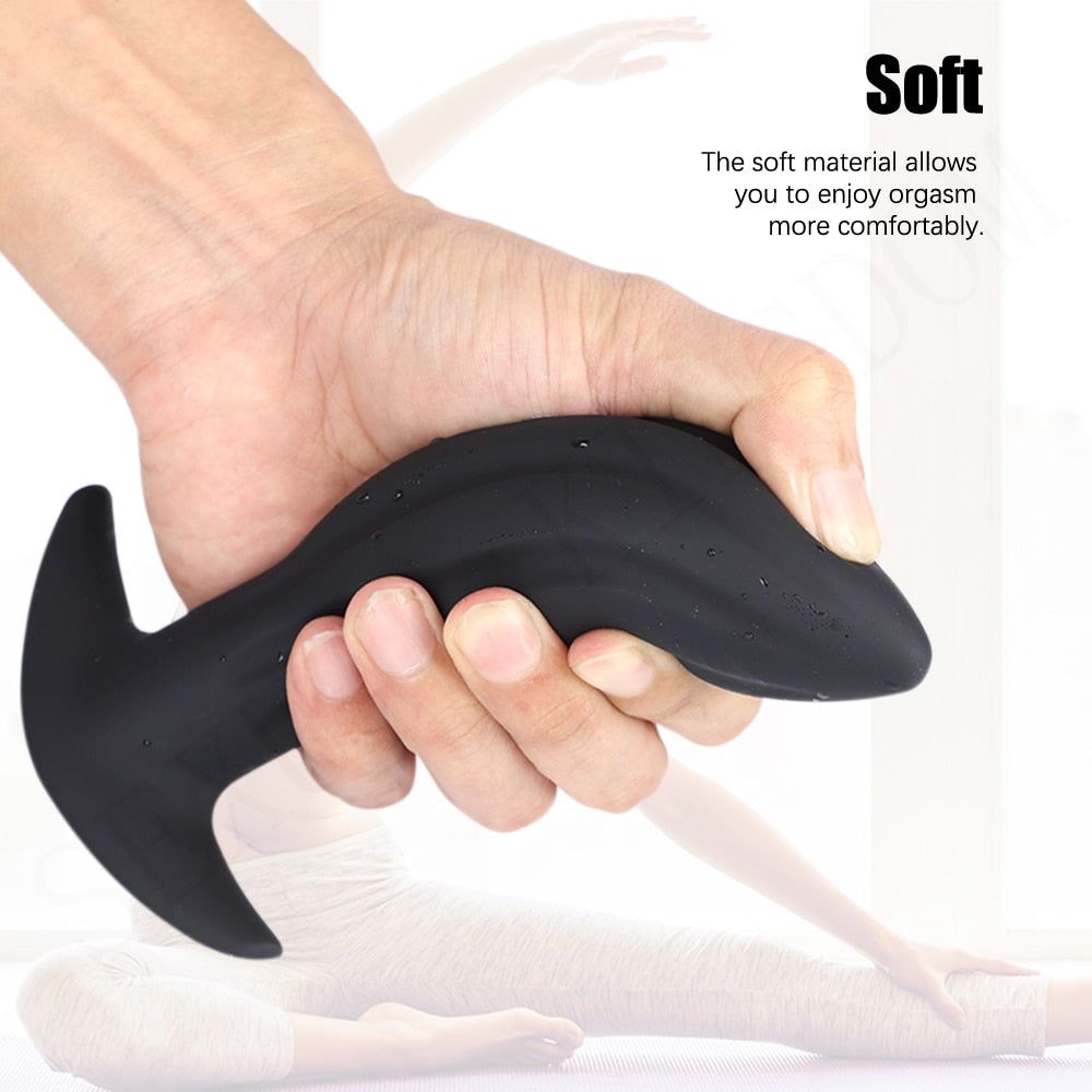Unique Butt Plug Dildo for Anal Handheld Anal Plug Prostate Massage Vagina Masturbator 18+ Sex Shop for Couples Sexual Toy Ad - buysextoyth
