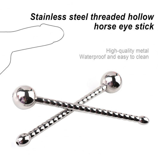 Urine Plugging Rod Metal Horse Eye Expander Stainless Steel Appliance Masturbation Toy Urethral Bead Pagoda Horse Eye Stick Male - buysextoyth