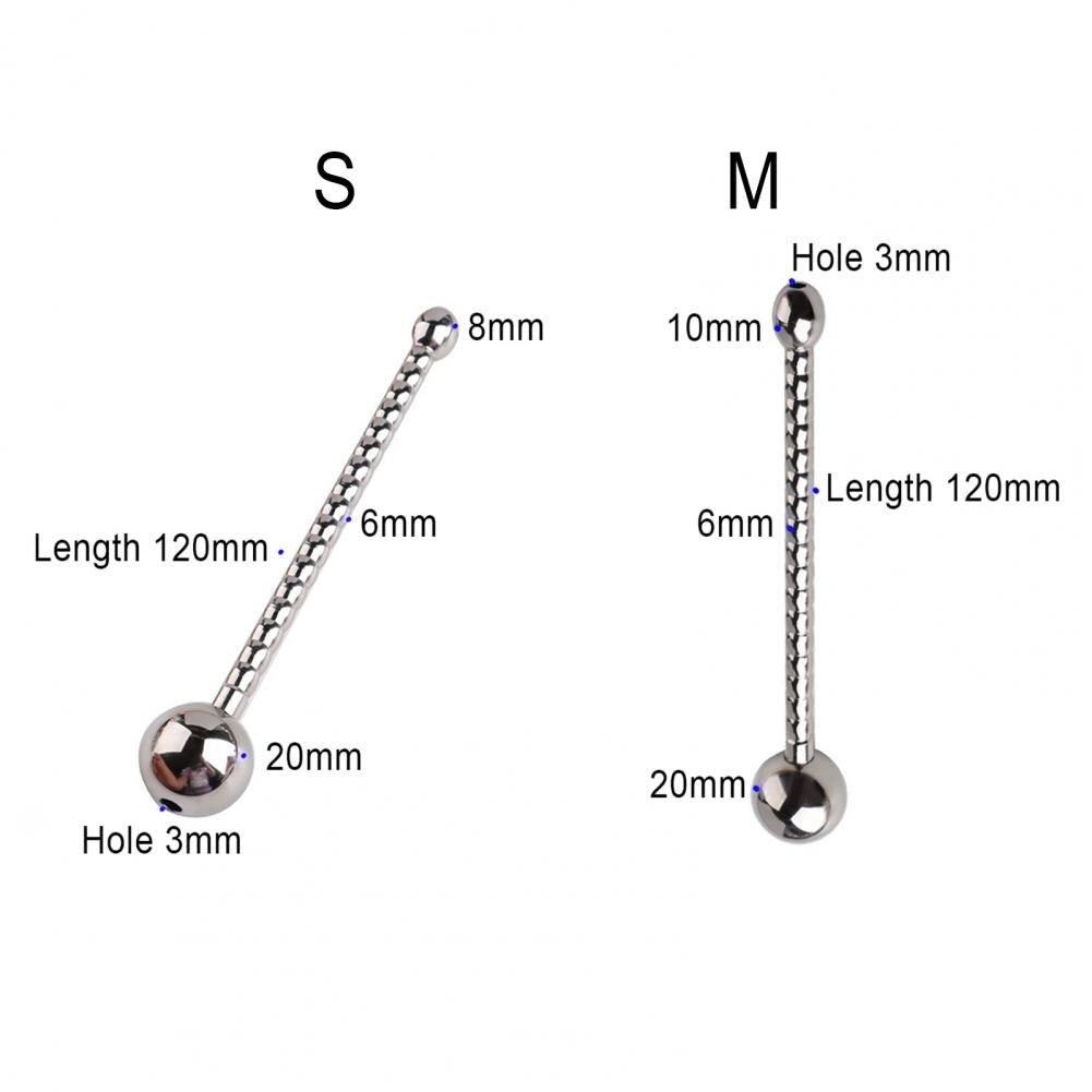 Urine Plugging Rod Metal Horse Eye Expander Stainless Steel Appliance Masturbation Toy Urethral Bead Pagoda Horse Eye Stick Male - buysextoyth
