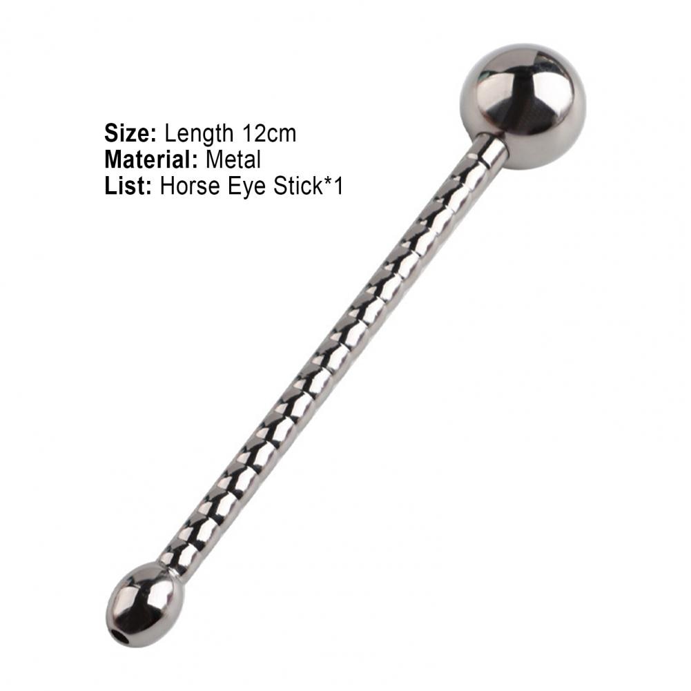 Urine Plugging Rod Metal Horse Eye Expander Stainless Steel Appliance Masturbation Toy Urethral Bead Pagoda Horse Eye Stick Male - buysextoyth