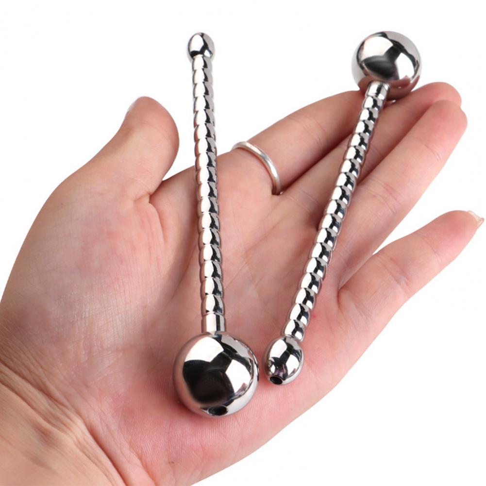 Urine Plugging Rod Metal Horse Eye Expander Stainless Steel Appliance Masturbation Toy Urethral Bead Pagoda Horse Eye Stick Male - buysextoyth