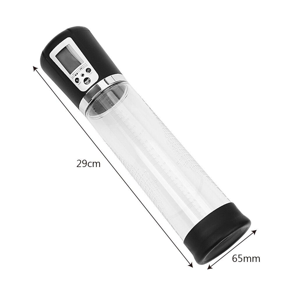 VATINE Electric Sex Toys for Men Penis Enlarger Extender Male Masturbation Penis Enhancement Vacuum Pump Automatic Penis Pump - buysextoyth
