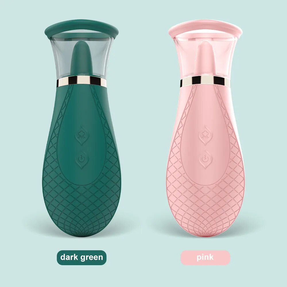 Vacuum Tongue Licking Sucking Vibrator for Women G Spot Clitoris Stimulation Massager Female Masturbator Sex Toys for Adults 18 - buysextoyth