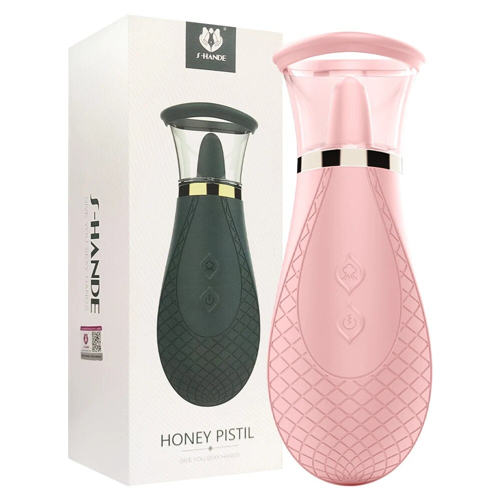 Vacuum Tongue Licking Sucking Vibrator for Women G Spot Clitoris Stimulation Massager Female Masturbator Sex Toys for Adults 18 - buysextoyth