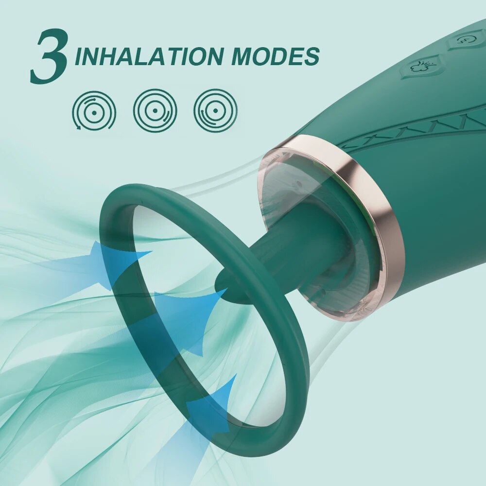 Vacuum Tongue Licking Sucking Vibrator for Women G Spot Clitoris Stimulation Massager Female Masturbator Sex Toys for Adults 18 - buysextoyth