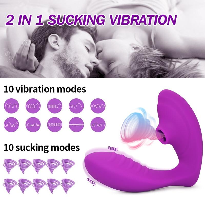 Vagina Sucking Vibrator for Women Female Masturbators G Spot Clitoris Stimulator Sex Toys - buysextoyth