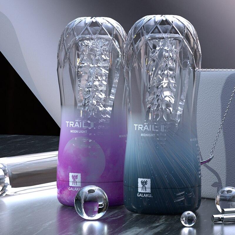 Vagina Male Masturbator Cup Soft Pussy Sex Toys Transparent Adult Endurance Exercise Sex Products Vacuum Pocket Cup For Man - buysextoyth