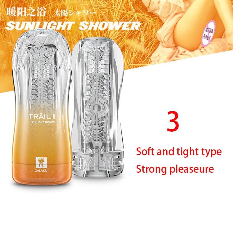 Vagina Male Masturbator Cup Soft Pussy Sex Toys Transparent Adult Endurance Exercise Sex Products Vacuum Pocket Cup For Man - buysextoyth